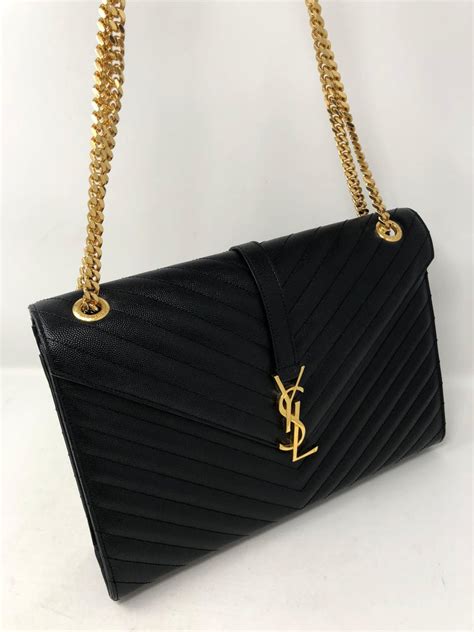 ysl handbag all black|ysl shoulder bag price.